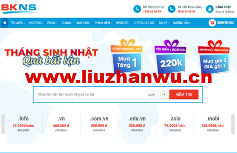 BKNS:越南vps,1核/1G内存/20G SSD硬盘/100Mbps不限流量,$4.95/月起,买一年送一年-主机之家测评