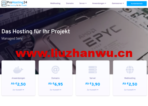 #黑五#ProHosting24:德国高防vps,4核/14GB内存/100GB SSD/不限流量/1Gbps带宽/750G防御,€4.95/月起 3 1669465042 prohosting24