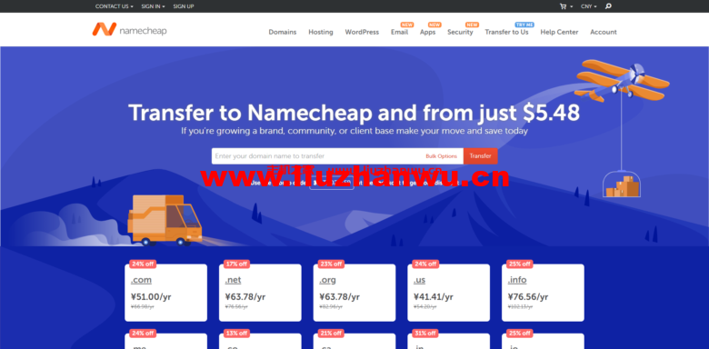 NameCheap：2021-11 域名转移周活动/域名转入低至$5.48-主机之家测评