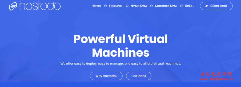 Hostodo便宜美国NVMe硬盘VPS,高IO读写,1G带宽,8.8元/月起,送DirectAdmin授权-主机之家测评