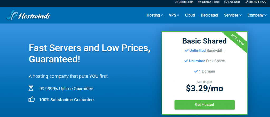 Hostwinds：2021年7月最新优惠码/优惠套餐/西雅图直连VPS/免费更换IP/月付$4.99起-主机之家测评