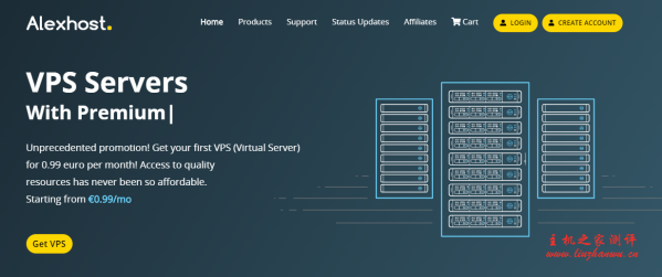 AlexHost：€11.8/年/1.5GB内存/10GB SSD空间/不限流量/100Mbps端口/DDOS/无视版权/KVM/摩尔多瓦-主机之家测评
