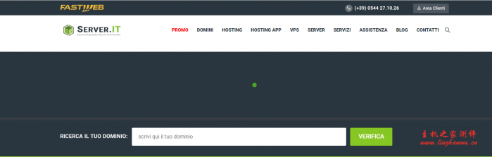 #便宜#Server.IT：1核/2G/20G SSD/不限流量/100Mbps/意大利/季付€2.97-主机之家测评
