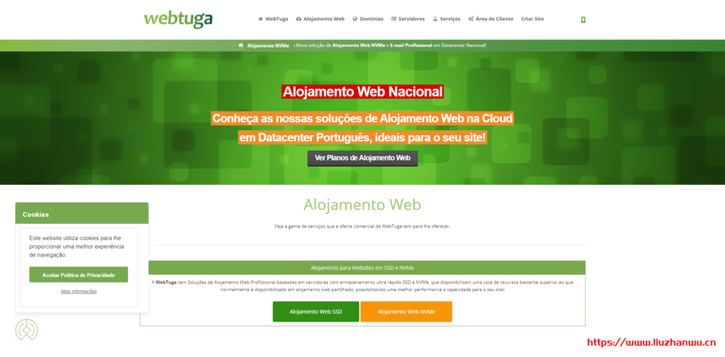 WebTuga：葡萄牙里斯本不限流量VPS，1核2G内存50G SSD硬盘1Gbps带宽€14.99/月-主机之家测评