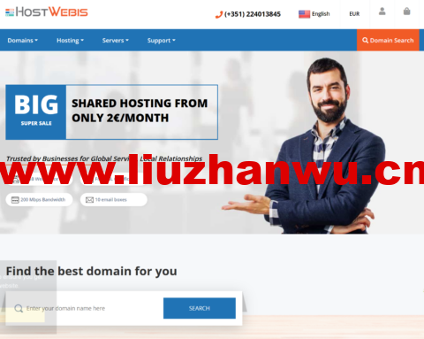 HostWebis：葡萄牙VPS，1核/512MB/10GBSSD/500 GB流量/1Gbps带宽，月付4.8美元起-主机之家测评