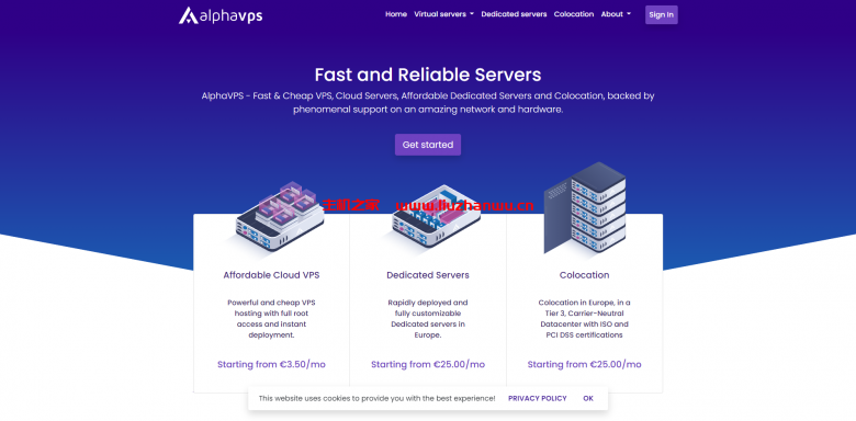 #圣诞促销#AlphaVPS：OpenVZ/KVM/AMD/大硬盘VPS，12.99欧元/年起-主机之家测评